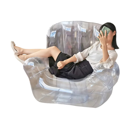 transparent inflatable chair