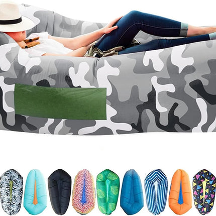 trespass inflatable camping lounger