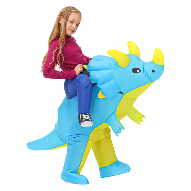 triceratops  inflatable costume for kids