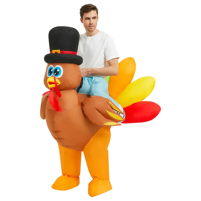 turkey blow up costume