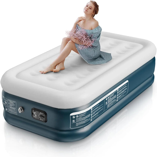 twin air mattress with pump