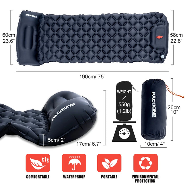 twin size  outdoor camping sleeping pad